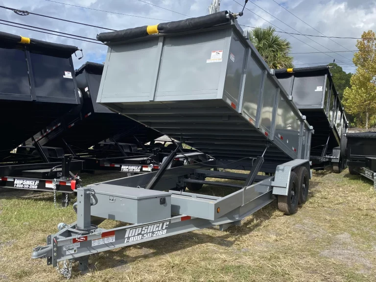 bumper pull dump trailer