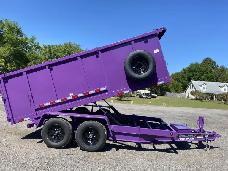dual Axel dump trailer