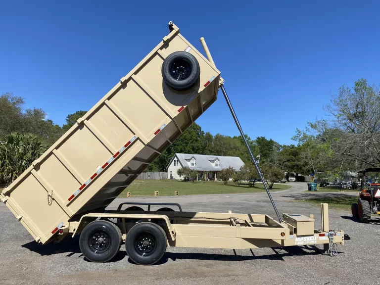 telescopic dump trailer
