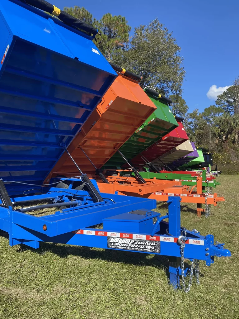 bumper pull dump trailer