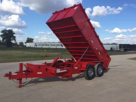 hydraulic dump trailer