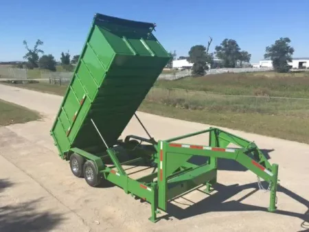 goose neck dump trailer