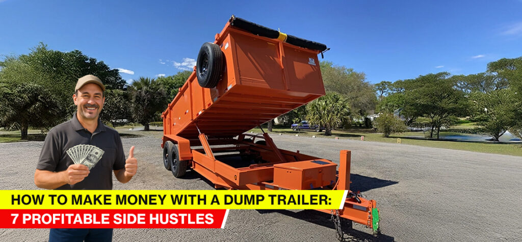 how to make money with a dump trailer